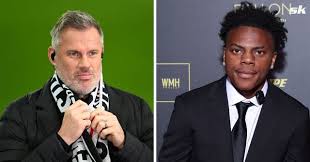 YouTube star IShowSpeed roasts Jamie Carragher during wild football chat in a Twitch-streamed car ride in London