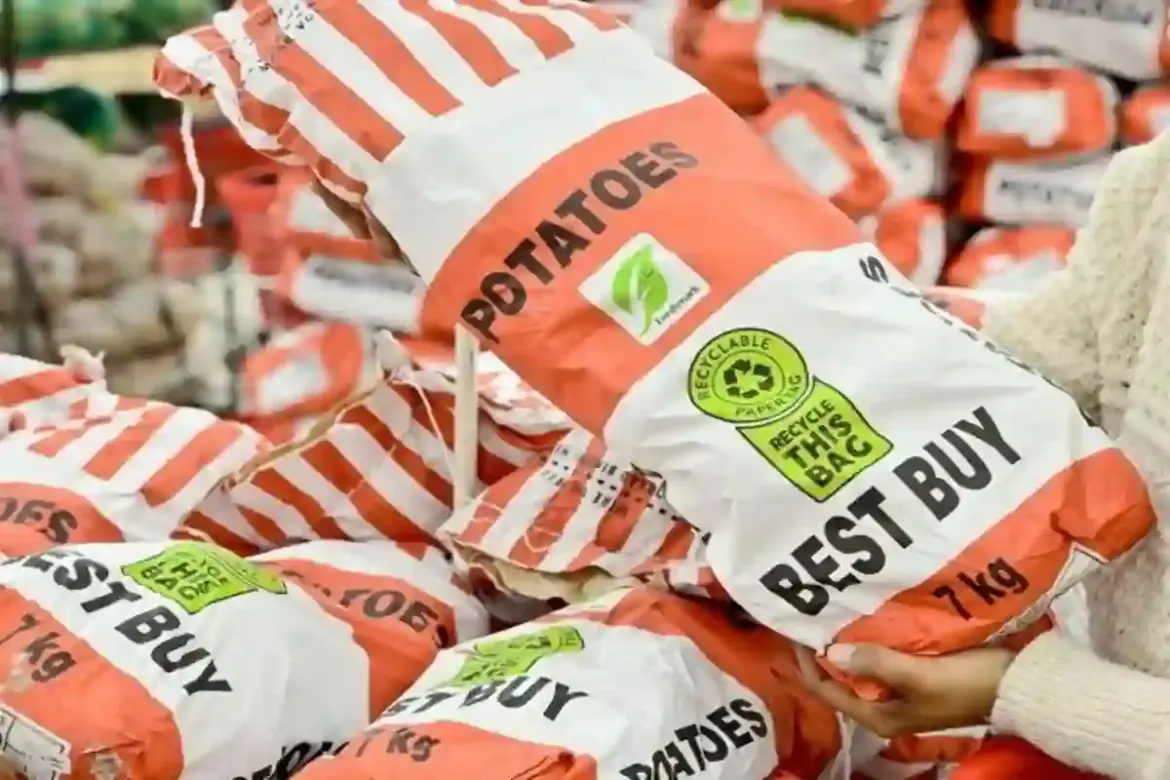 Shoprite Group introduces recyclable potato bags in over 1400 stores across South Africa to tackle packaging waste and support local recycling efforts