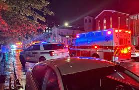 victims outside Capital Jewish Museum in Washington DC