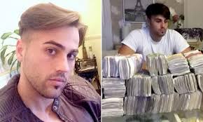 UK court allows convicted Albanian drug dealer Olsi Beheluli to remain in Britain despite heroin charges and photo with cash stash