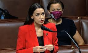 Alexandria Ocasio-Cortez Comments on the Public Feud Between Donald Trump and Elon Musk in Washington D.C.