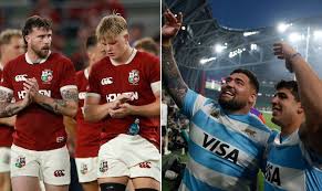 Argentina defeat British and Irish Lions in opening tour match as Farrell’s side fall short in Dublin clash