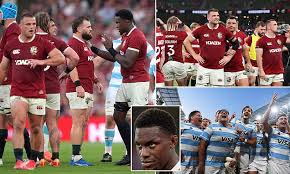 Argentina shock British and Irish Lions with thrilling four-point win at Aviva Stadium in Dublin