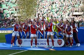 Arsenal secure long-awaited Champions League title in Lisbon with England stars leading the charge
