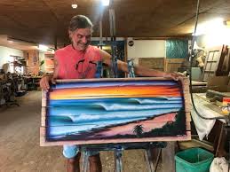 Beloved artist Stephen Bibb dies while surfing as Jeffreys Bay community mourns the loss of local painter and ocean soul