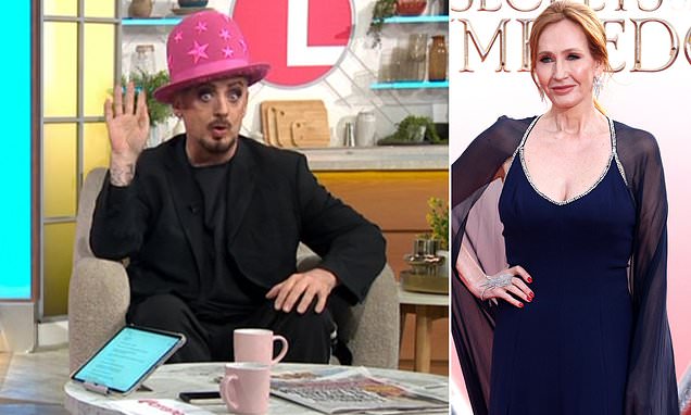 Boy George waves off JK Rowling criticism with a cheeky ‘muggle’ dig during heated conversation on British morning television