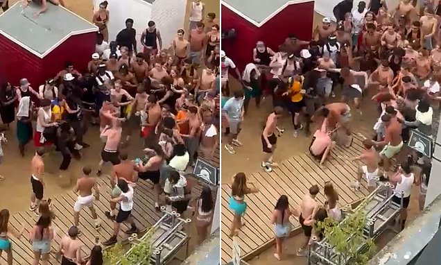 Massive brawl involving dozens of teenagers turns Broadstairs beach into a scene of chaos during UK’s blistering heatwave