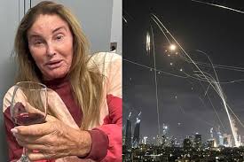 Caitlyn Jenner stays calm while sipping wine in Tel Aviv as Iranian missiles strike across Israel