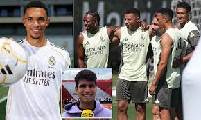 Carlos Alcaraz praises Trent Alexander-Arnold as the tennis star backs Real Madrid signing ahead of debut in Miami