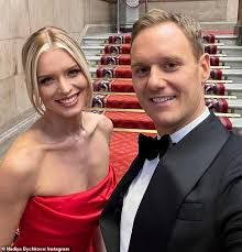 Dan Walker leaves family holiday in Nice to host London awards night and reunites with Strictly partner Nadiya Bychkova at Grosvenor House
