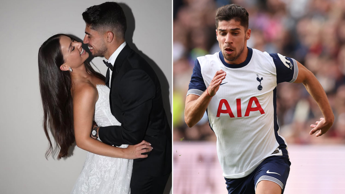 Tottenham star Manor Solomon gets stranded in Israel with wife Dana Voshina after wedding celebration as Iran conflict shuts down flights