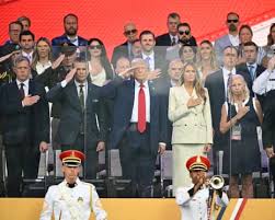 Donald Trump celebrates military parade and birthday as thousands flood Washington D.C. streets amid rain and protests