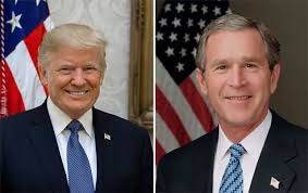 Donald Trump unveils a heavily edited new official portrait showing a softer image of the former president in Washington D.C.