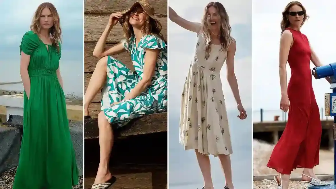 High street fashion brings bold summer dress options to UK shoppers looking to stay stylish under £100 despite unpredictable weather