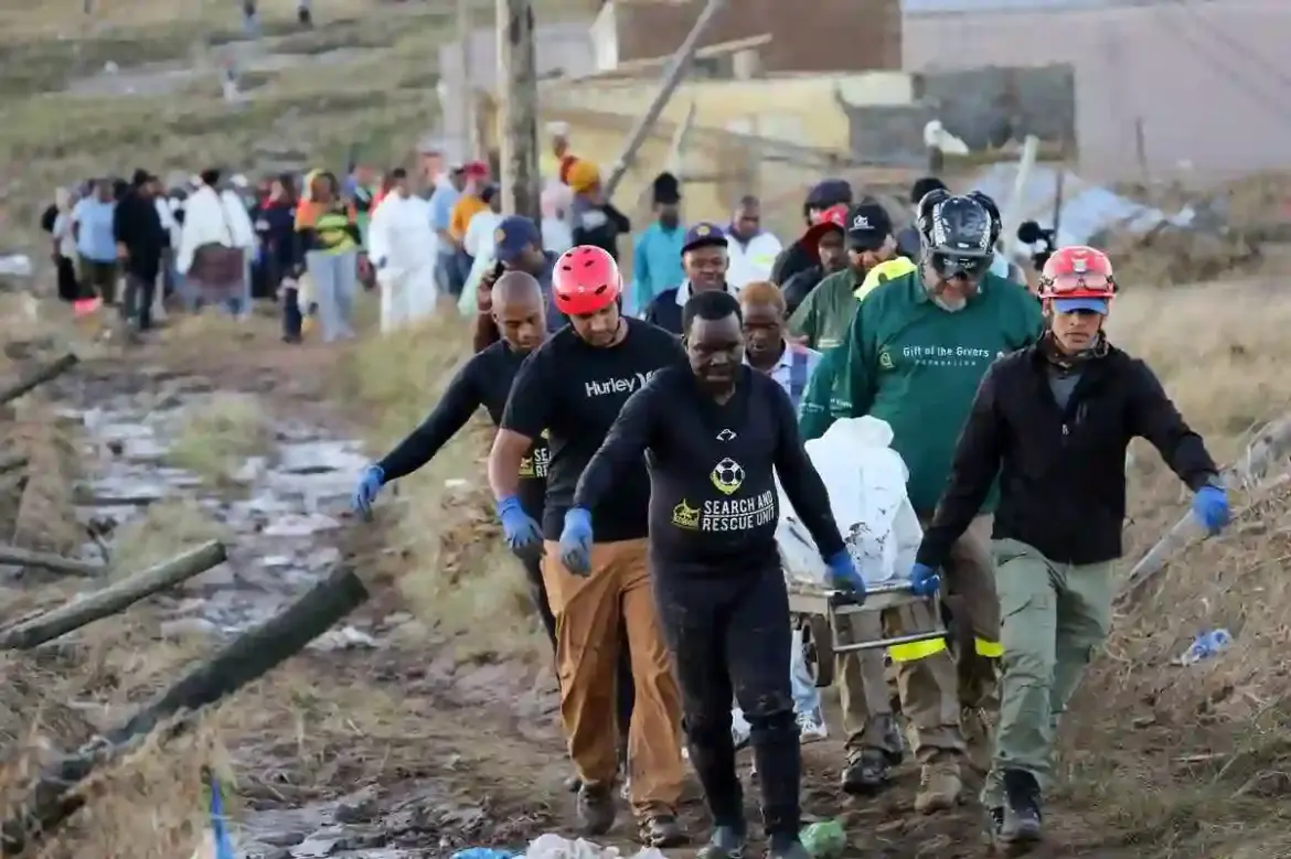 Rescue teams uncover more flood victims as death toll climbs to seventy-eight in storm-battered Eastern Cape communities