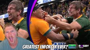 American Basketball Player Reacts Hilariously to Eben Etzebeth’s Intimidating Rugby Play on the Pitch