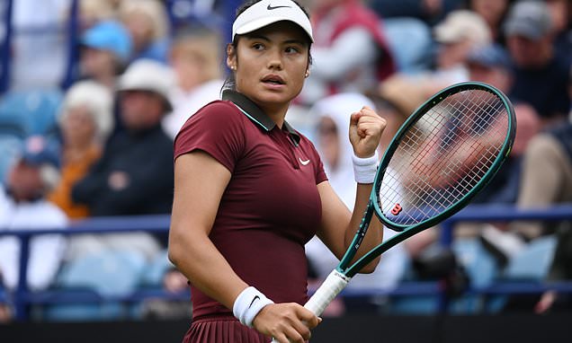 Emma Raducanu survives emotional first-round scare against Ann Li in windy Eastbourne comeback battle
