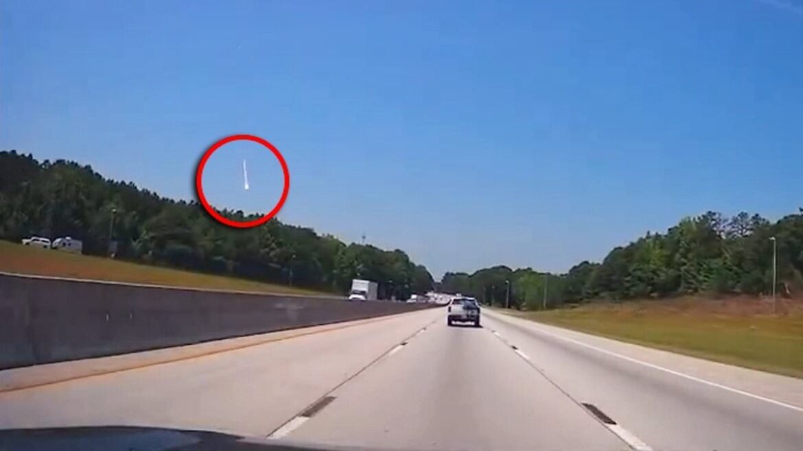 Unexplained fireball with smoke trail and booming noise sparks fear and wild theories from residents in Georgia and South Carolina