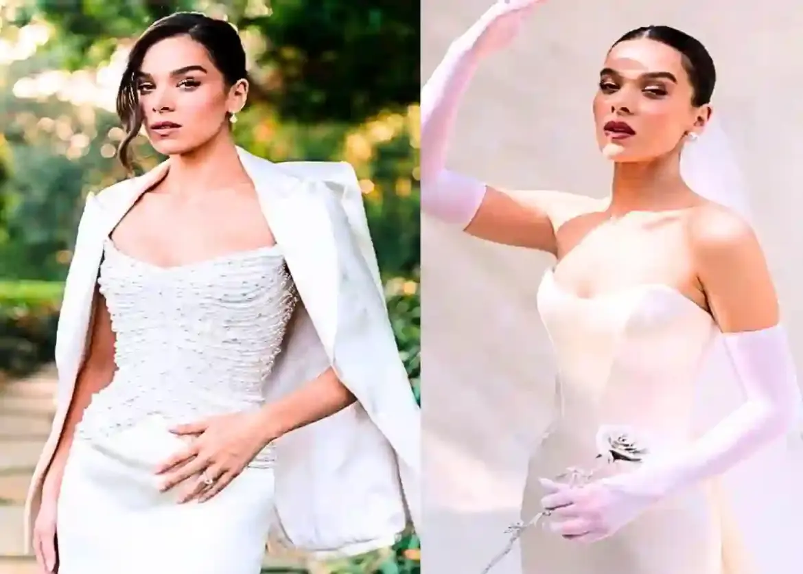 Hailee Steinfeld and Josh Allen share heartfelt vows and first kiss during intimate wedding in California