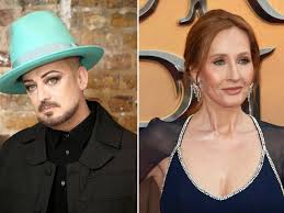 JK Rowling reignites bitter feud with Boy George as trans rights clash turns personal in fiery UK online exchange