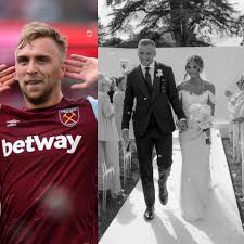 Jarrod Bowen marries Dani Dyer in a private Berkshire wedding surrounded by England football stars and close friends