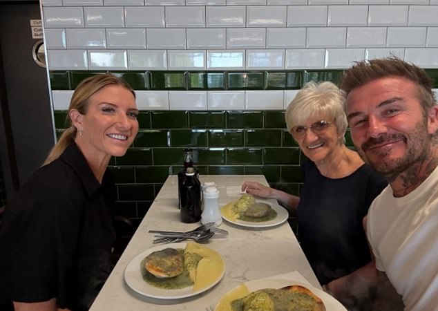 David Beckham shares touching family lunch with mum and sister after being honoured with knighthood in King’s Birthday list