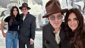 Johnny Depp reunites with Penélope Cruz at Madrid museum during filming break for their new thriller Day Drinker