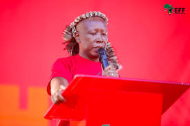 Julius Malema sparks outrage after singing controversial struggle song at mass funeral in Vryheid