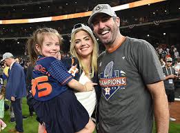 Kate Upton gives birth to second child with Justin Verlander as San Francisco Giants star takes paternity leave to be with newborn son Bellamy