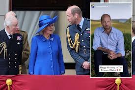 King Charles shares unseen outdoor photo as he wishes Prince William a happy 43rd birthday from the Royal Family in the United Kingdom