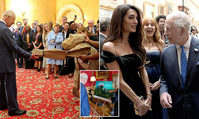 King Charles Meets Life Sized Animal Puppets and Climate Leaders During Unique Reception at Lancaster House in London