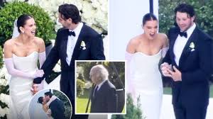 Larry David surprises guests as he attends Josh Allen and Hailee Steinfeld’s star-studded wedding at Montecito’s San Ysidro Ranch