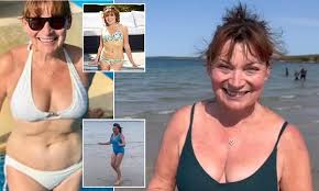 Lorraine Kelly embraces her real body as she shares unedited bikini photo live on ITV from her holiday