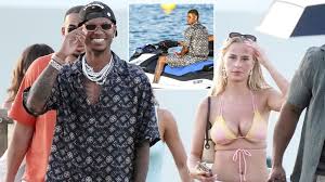 Marcus Rashford shows off lavish fashion and sparks romance rumours while relaxing with mystery woman on luxury holiday in Saint-Tropez