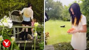 Meghan Markle shares touching garden moment with daughter Lilibet in Montecito as they pick fruit and promote new lifestyle brand products