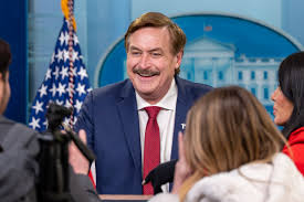 Mike Lindell claims Satan rigged the 2020 election for Joe Biden during fiery courthouse remarks in Denver