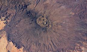 NASA astronaut spots a mysterious white patch in the middle of the Sahara Desert during a routine Earth observation mission from space