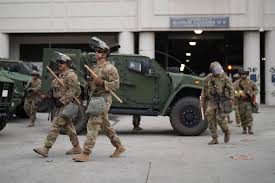 National Guard moves into downtown Los Angeles as President Trump responds to escalating pro-migrant protests with military force