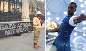 Ncuti Gatwa speaks at Westminster rally supporting Palestine just days after pulling out of Eurovision role in London