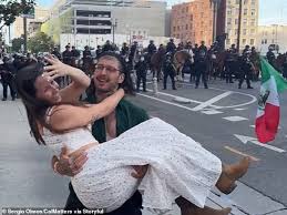 Outraged Protesters Slam Couple Who Celebrated Engagement in Middle of ‘No Kings’ Demonstration in Los Angeles