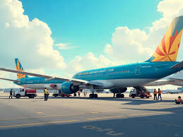 Noi Bai International Airport in Hanoi