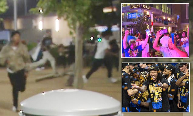 Gunfire disrupts Thunder fans’ championship celebration as police respond to shooting near Paycom Center in Oklahoma City