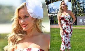 Paige Spiranac stuns fans with floral dress while breaking down US Open predictions from Oakmont in Pennsylvania