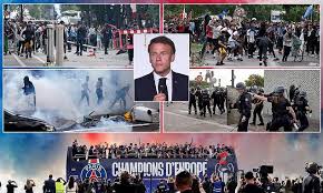 Paris Saint-Germain Fans Clash Violently