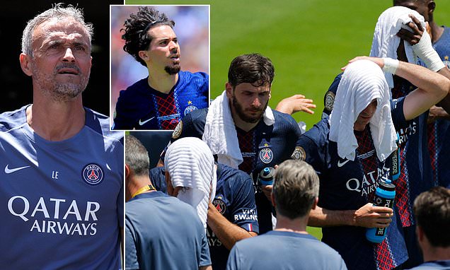 Luis Enrique slams unbearable weather after PSG dominate Atletico Madrid in sweltering midday match in Pasadena