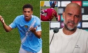 Pep Guardiola criticises FIFA officials over Rico Lewis red card extension at Club World Cup in Atlanta