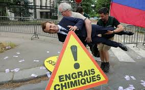 Greenpeace activists steal wax figure of President Emmanuel Macron from Paris museum to protest French trade ties with Russia