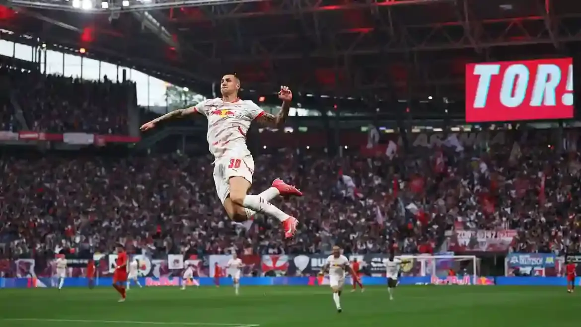 Benjamin Sesko impresses Arsenal scouts with aerial dominance and goal-scoring instincts during his standout season in the Bundesliga