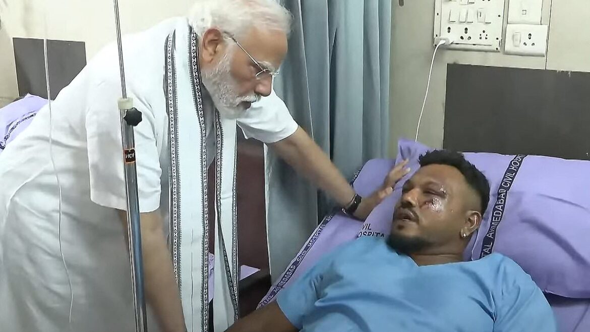 Lone survivor Vishwash Ramesh recounts terrifying escape after Air India jet crashes into residential building in Ahmedabad killing nearly everyone on board