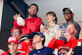 Taylor Swift and Travis Kelce shock hockey fans as they arrive at the Stanley Cup Final in Florida during their low-key romantic getaway